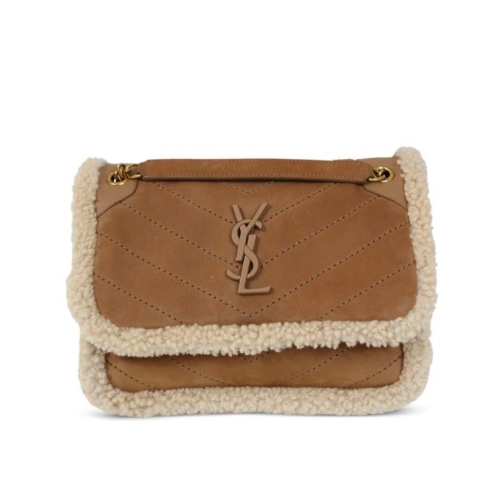 YSL pre owned Sherpa bag